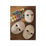 Odea 3 Adet Karton Maske 3 Adet Boya Resim Başlangıç Seti, 3 Lü Set, Maske Boyama Seti - 41 Delft Blue