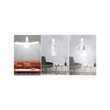 Odea 30 Watt 4 Kollu Pervane LED Ampul, Katlanabilir Fan Tipi Tavan Lambası, 6500K Beyaz Işık, 3250 Lümen, E27 Duy Uyumlu, Enerji Tasarruflu Atölye ve Oda Aydınlatması [enerji Sınıfı F]