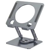 Odea 360 Derece Dönebilir Laptop ve Tablet Standı – Paslanmaz Çelik, Ayarlanabilir Yükseklik, Katlanabilir Masaüstü Bilgisayar Standı, iPad ve MacBook Uyumlu Ergonomik Raf-Dizüstü Pc (Tablet Standı)