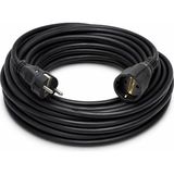 Odea 3x2.5mm Ttr Topraklı Siyah Kauçuk Seyyar Uzatma Kablosu (10 Metre) - Ahşap - Bej - Siyah