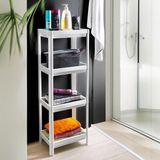 Odea 4 Katmanlı Köşe Rafı, Banyo ve Mutfak Için Pratik Organizer | 4 Renk Seçeneği | 36X100X23 cm