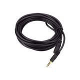 Odea 4269 3.5mm Dişi Erkek Kulaklık Stereo Uzatma Kablosu 5 Metre - Ahşap - Bej - Siyah