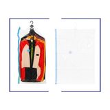 Odea 5 Askılı Vakumlu Saklama Poşeti, Yerden Tasarruf, Giysiler, Takım Elbiseler, Montlar Veya Ceketler Için, Şeffaf ve Yeniden Kullanılabilir Dolap Düzenleyici Uzun 70X140 cm (X-Large) - 0 - 19 L