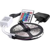 Odea 5 Metre Rgb LED Şerit Işık Seti – Uzaktan Kumandalı, Adaptör ve Kontrol Ünitesi Dahil, Renk Değiştiren Esnek Işık Bandı, Tv, Masa, Oda Dekorasyonu Için [enerji Sınıfı A]