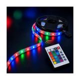 Odea 5 Metre Rgb Şerit LED Seti – Kumandalı, Adaptörlü, 12V, 4W, 16 Renk ve Işık Modlu Dekoratif Aydınlatma [enerji Sınıfı F] - 1 x 100 cm - 00 Beyaz