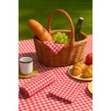 Odea 5li Piknik Seti, Piknik Masa Örtüsü 145X145CM ve 4 Piknik Peçetesi 36X36CM - Adaçayı