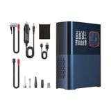 Odea 6000MAH LED Işıklı Çantalı Powerbank Özellikli Şarjlı ve Kablolu DC12V Araç Motor Bisiklet Top Lastik Şişirme Hava Kompresörü 130W