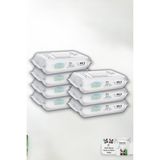 Odea 7 Adet Sleepy Bio Natural Yenidoğan Islak Havlu 40'lı ve Rosıe