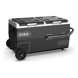 Odea 95 Litre Kapasiteli Çift Bölmeli Akülü Oto Buzdolabı, 12/24 Volt