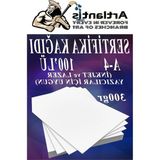 Odea A4 Sertifika Kağıdı, Kalın 100 Adet, 300 gr Gramajlı Fotokopi Kağıdı