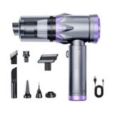 Odea Aee® Kablosuz Güçlü Araç Süpürgesi ve Hava Üfleyici | 20000PA Turbo Vakum Gücü | 3 Kademeli Fırçasız Motor | Şarjlı Mini El Süpürgesi | Hepa Filtreli Oto Süpürgesi | Ev Ofis Araba Temizlik Makinesi | - Ahşap