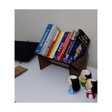 Odea Ahşap Masaüstü Kitaplık Mini Raf Masaüstü Kitap Düzenleyici Organizer 34 cm ve 50 cm (34 Cm)