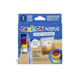 Odea Akrilik Paint Marker Su Bazli Fırça Uçlu 5'li - 41 Delft Blue