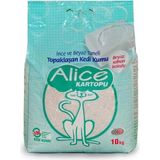 Odea Alice Kartopu Topaklaşan Ince Beyaz Sabun Kokulu Kedi Kumu 10KG