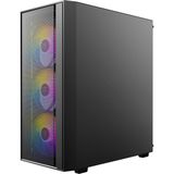 Odea Antec AX65 Argb, 4 x 120MM Argb Fan Dahil, Yüksek Hava Akışlı Mesh Ön Panel, Temperli Cam Yan Panel, Orta Kule Atx Oyuncu Bilgisayar Kasası - Siyah - 130 W