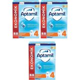 Odea Aptamil 4 Numaralı Bebek Maması 900 gr x 3 Adet -Kofre - Aloe Vera