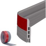 Odea Aputue Kapı Rüzgar Kırıcı, Silikon Ayarlanabilir Yapışkanlı Şerit, 5cm x 100CM Gri Su Geçirmez Izolasyon Bandı, Ses Yalıtımı Sağlayan Kapı Altı Sızdırmazlık Bandı, Ev ve Ofis Dış Mekanlar Için - 5 x 100 cm - 0-Koyu Mavi - 1 Adet