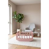 Odea Arion Kids Beşik -%100 Mdf - Sallanabilir Beşik- Pembe - 1BW-Beyaz