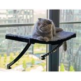 Odea Atapet Cama Asılan Vantuzlu Plastik Kedi Yatağı (Antrasit) - 100 x 100 x 10 cm