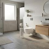 Odea Ayaklı Paslanmaz Metal Tuvalet Kağıtlığı, Çok Fonksiyonlu Banyo Organizeri - Altın