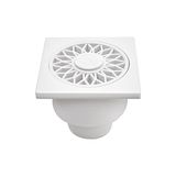 Odea BADEM10 Yer Süzgeci Banyo Izgara Lavabo Pis Su Gideri Kapak Kapağı Alttan Giderli Yer Sifonu