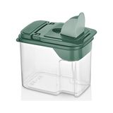Odea Bakliyat Erzak Gıda Kabı Çay Şeker Çekirdek Kahve Saklama Kabı Bpa Içermez 1800 ml Yeşil - 0,33 - 00-Siyah - Beyaz