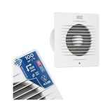 Odea Banyo ve Tuvalet Aspiratörü 100/4" (100LÜK - 10CM) - Ahşap - Bej