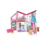 Odea Barbie'nin Muhteşem Malibu Evi Barbie'nin Malibu Evi, Dönüşüm Özellikli, 25'ten Fazla Parçalı ve 2 Katlı Bebek Evi FXG57 FXG57