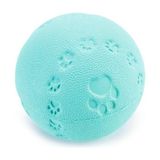 Odea Beeztees Köpek Oyuncağı, Sesli, Top, Kauçuk, Turkuaz, 7,5cm