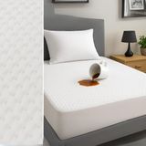 Odea Beylini Yatak Alezi Kapitone Full Fitted Sıvı Geçirmez Kaymaz Yatak Örtüsü Yatak Koruyucu Full Kenar Çarşaf (Beyaz, 120 x 200) - 1 x 10 m - 190 x 200 cm