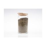 Odea Bivium Bambu Kapaklı Hava Geçirmez Cam Kavanoz, Saklama Kabı, Makarna, Kuruyemiş, Bakliyat, Erzak Kavanozu (1 Adet, 1200 Ml)
