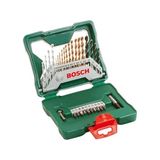 Odea Bosch Home And Garden X/line 30 Parça Titanyum Aksesuar Seti, Matkap Uçları, Vidalama Uçları, Üniversal Tutucu, Havşa Açıcı, Uzun Ömürlü, Yeşil