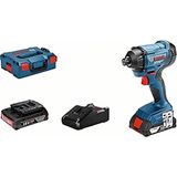 Odea Bosch Professional Gdr 180-LI Akülü Darbeli Somun Sıkma (18 Volt, 2 x 2,0 Ah Akü, Şarj Cihazı, Plastik Çanta, 160 Nm Maks. Tork, 1/4" Altıgen Uç Girişi)
