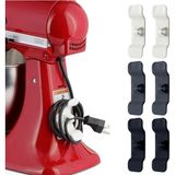 Odea Buffer 6'lı Pratik Kablo Toparlayıcı Yapışkanlı Klips Mutfak Air Fryer Kettle Kahve Makinası Tost Makinası Kablo Tutucu Düzenleyici