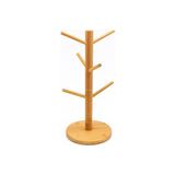 Odea Busstier Ahşap Bambu Kupa Bardak Askısı 6'lı Stand Doğal Mutfak Tezgahı Için Kupa Standı Bardak Tutucu Modern Dekoratif Dayanıklı Kolay Kurulumlu Organizer (Yuvarlak) - 001-Renkli