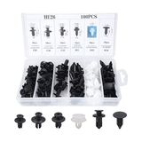 Odea Busstier Oto Fastener Klips Seti 100 Adet 6 Boyut Tampon Kapı Döşeme Pervaz Tutucu Plastik Klips Çeşitleri Araç Iç Dış Aksam Uyumlu - 41 Delft Blue