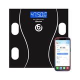 Odea Bydiz Dijital Baskül Bluetooth Vücut Analiz Tartısı - Akıllı Yağ Ölçer Baskül - Android ve Ios Uyumlu, Akıllı Tartı- Baskül Vücut Analizi BY180