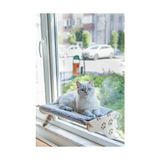 Odea Cama Asılan Vantuzlu Kedi Yatağı (Gri, X-Large) - 100 x 100 x 10 cm