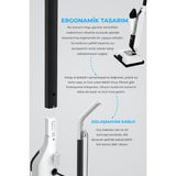 Odea CB-702 Buharlı Mop / 1250W Güç / 180° Dönebilen Başlık / Halı ve Sert Zemin Temizleyici