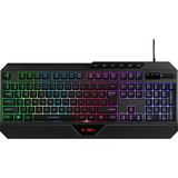 Odea Claw's Nexus K1 Rgb Full Membran 104 Tuşlu Ekstra Multimedya/rollover Ses Kontrol Mekanizmalı & Claw's Reflex Örgü Kablolu Gaming Klavye (11 Farklı Rgb Efektli)