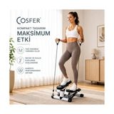 Odea Cosfer Stepper Egzersiz Aleti – Step Kardiyo ve Bacak Çalıştırma Cihazı Direnç Lastikli