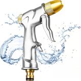 Odea Ctdmj Tam Pirinç Başlıklı, %100 Ağır Hizmet Tipi Metal Su Tabancası, Bahçe Hortumu Püskürtme Tabancası, Sulama Tesisleri, Duş Evcil Hayvanı, Araba Yıkama Için Yüksek Basınçlı Püskürtme Nozulu