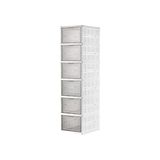 Odea Deconox 6 Katlı, Katlanabilir Ayakkabılık, Taşınabilir Çok Amaçlı, Geniş, Katlanabilir Dolap ve Raf, Katlanır Taşınabilir Premium Portatif Organizer Ayakkabılık (25,5cm x 34,5cm x 105,5CM) (Beyaz) - 010 - Beyaz