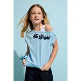 Odea Defacto Kayık Yaka Baskılı Ribana Kısa Kollu Açık Mavi Tişört Kız Çocuk I2346A826AU - 0 - 1 Ay - 0 - Kahverengi