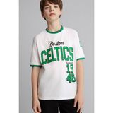 Odea DEFACTO%100 Pamuk Nba Boston Celtıcs New Regular Fit Bisiklet Yaka Kısa Kollu Tişört Erkek Çocuk H2899A826HS - 0 - 1 Ay - 0 - Kahverengi