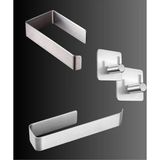 Odea Deltahome Paslanmaz Çelik Yapışkanlı Havluluk 27CM - Tuvalet Kağıdı Askısı - 2 Adet Askılık Set - Altın