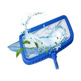 Odea Deluxe Havuz Dip Kepçesi - Ince Gözenekli Derin Havuz Ağı | 40 x 50 cm Ekstra Dayanıklı Çerçeve, Standart 28 mm Teleskopik Sap Uyumlu, Kavisli Kenarlı Koruyucu Tasarım