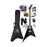 Odea DG-28BK V Kasa Gül Klavye 2x Zebra Humbucker Manyetik Yüksek Kaliteli Elektro Gitar