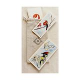 Odea Didosol Özel Tasarım, Suluboya Çizim, Kitap Ayracı Seti 1 (Kuşlar - 10 Ayraçlık Set)