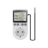 Odea Dijital Termostat Priz Termostatik Sıcaklık Kontrol Fişi 220V Sonda ile Için Isıtıcı Fan Sera Inkübatör Sürüngen